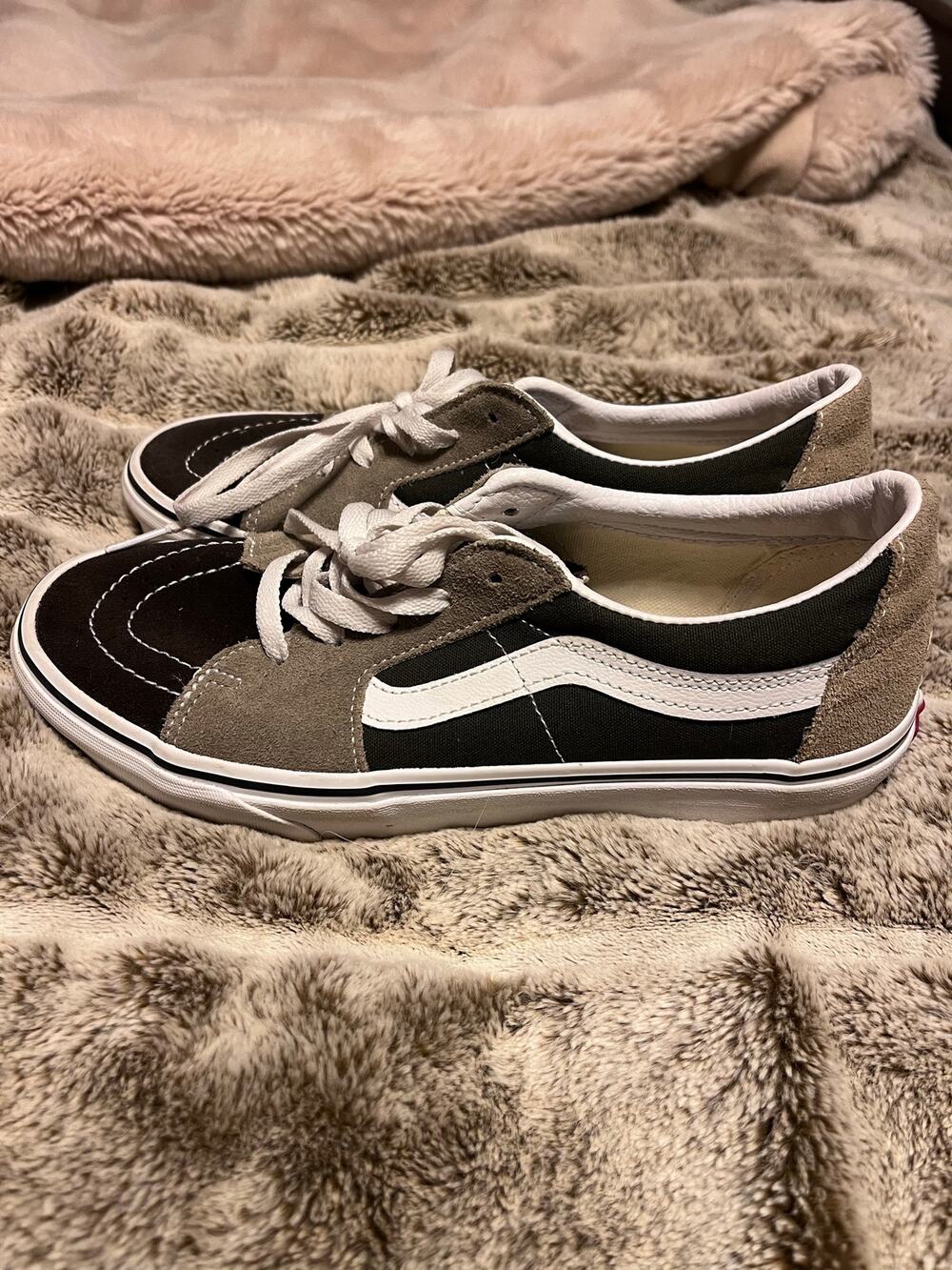 Vans Color Block Sk8 low top Sneakers Shoes Forest Night Demitasse M 7.5 W 9